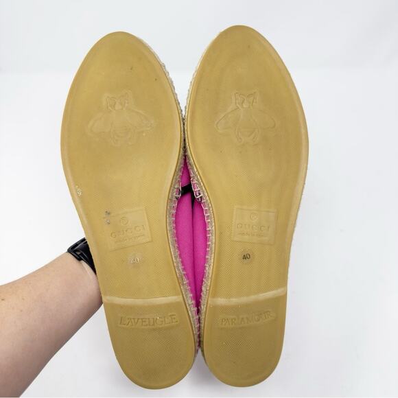 Gucci Canvas Logo Espadrilles 40 - Picture 10 of 13